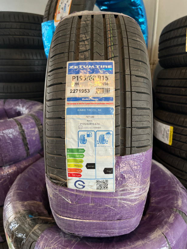 لاستیک زتوم 195/60R15 ZETUM KH16 87H
