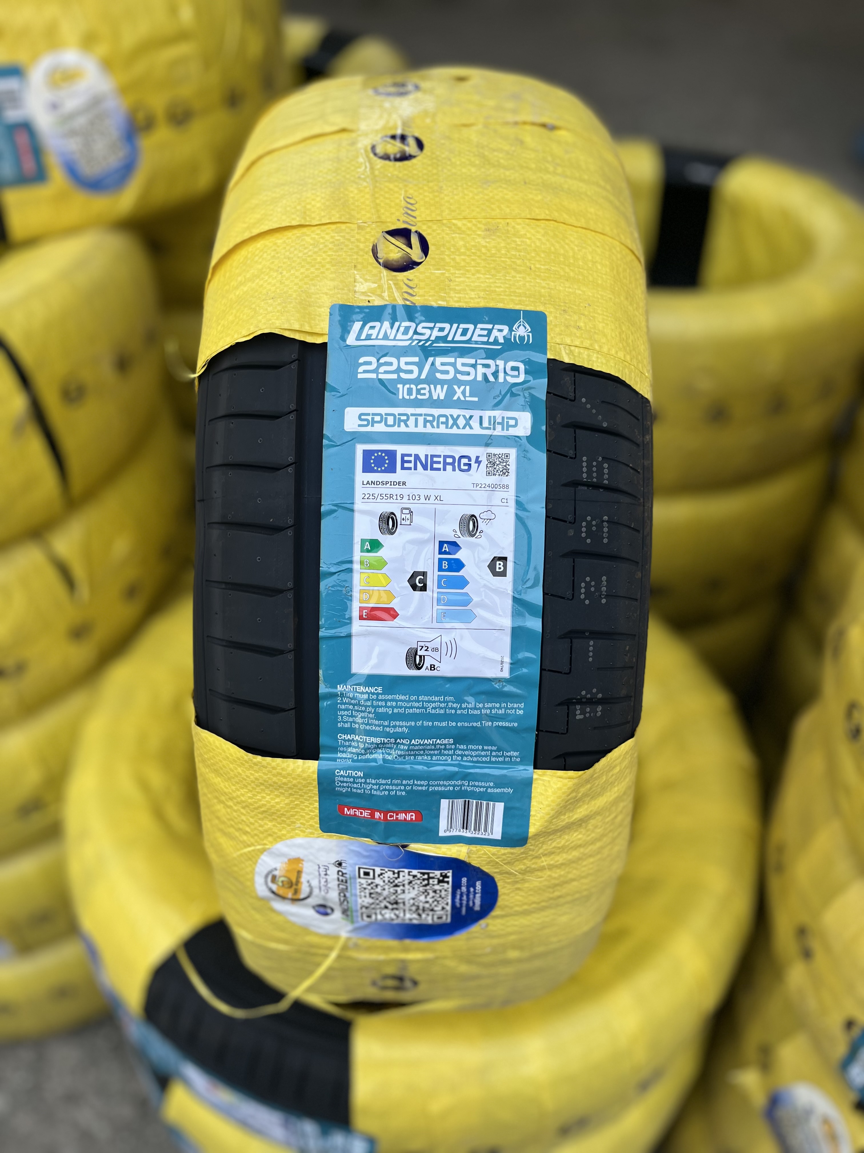لاستیک لنداسپایدر 225/55R19 103W XL Sportraxx