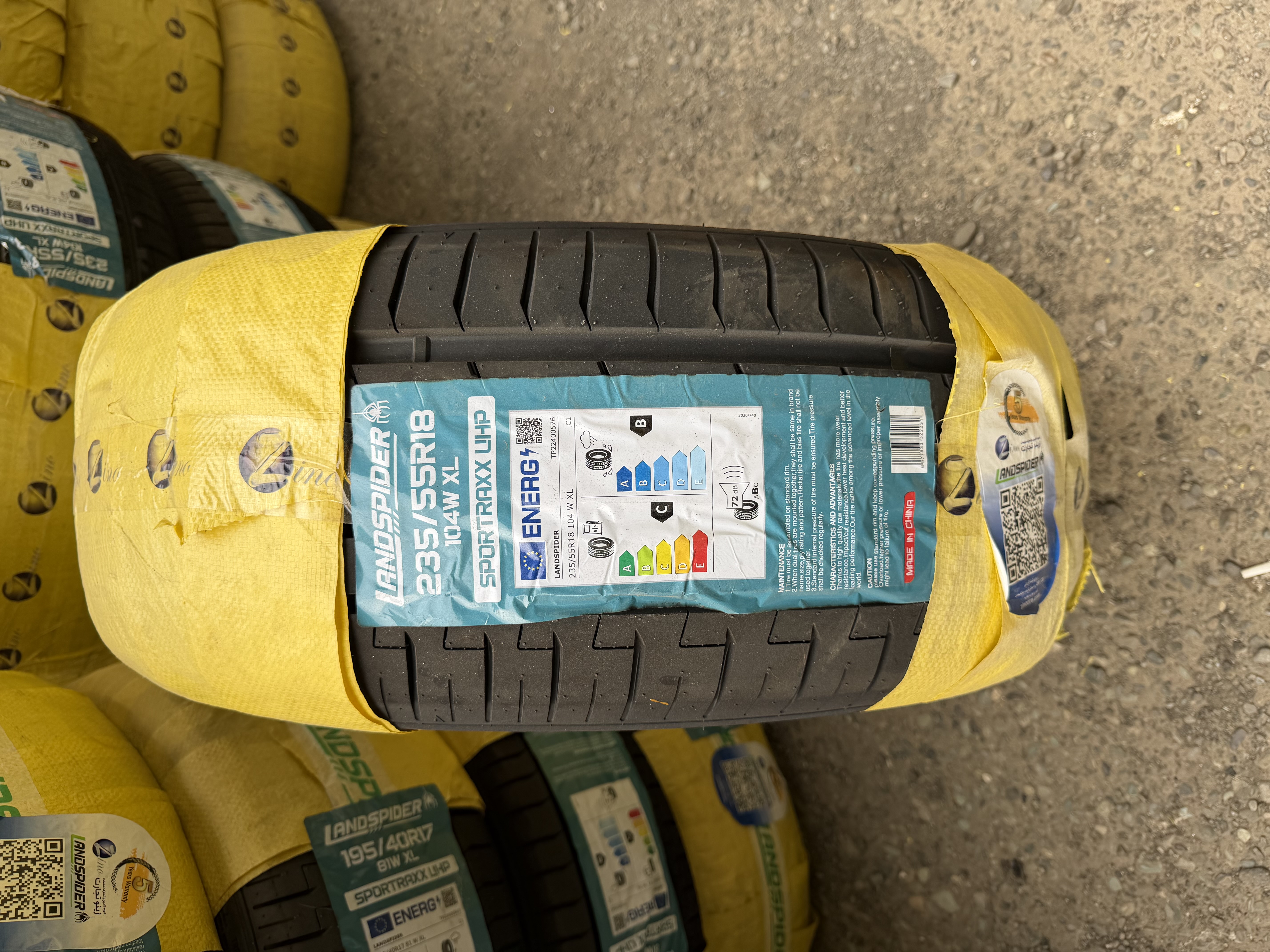 لاستیک لند اسپایدر 235/55R18 104W XL SPORTRAXX UHP